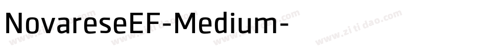NovareseEF-Medium字体转换