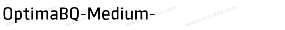 OptimaBQ-Medium字体转换
