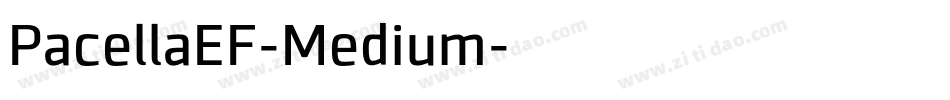 PacellaEF-Medium字体转换 PacellaEF-Medium字体转换