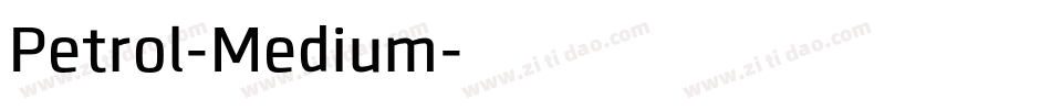 Petrol-Medium字体转换