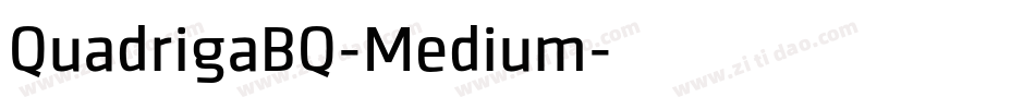 QuadrigaBQ-Medium字体转换