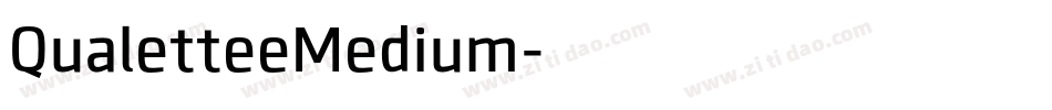 QualetteeMedium字体转换