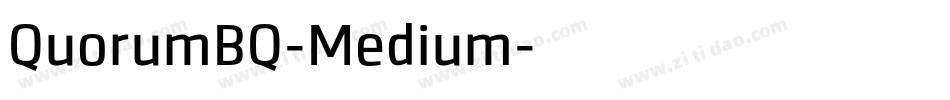 QuorumBQ-Medium字体转换