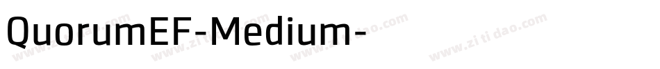 QuorumEF-Medium字体转换