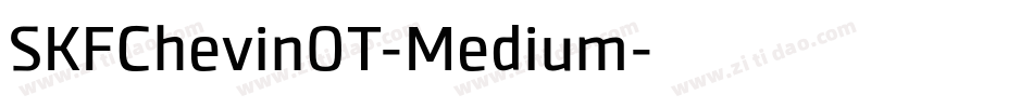 SKFChevinOT-Medium字体转换