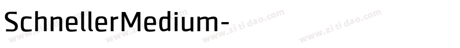 SchnellerMedium字体转换
