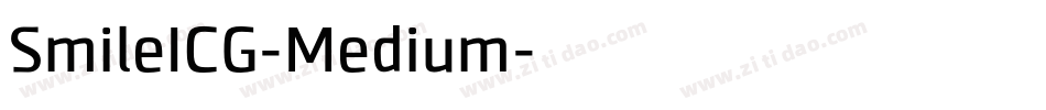 SmileICG-Medium字体转换