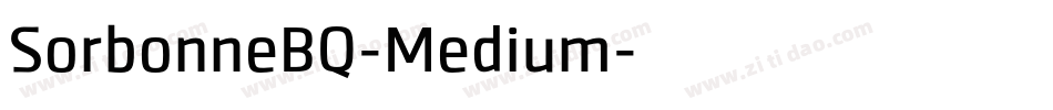 SorbonneBQ-Medium字体转换
