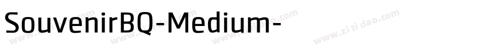 SouvenirBQ-Medium字体转换