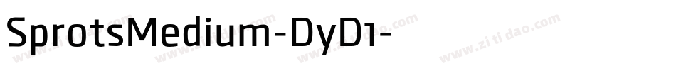 SprotsMedium-DyD1字体转换 SprotsMedium-DyD1字体转换
