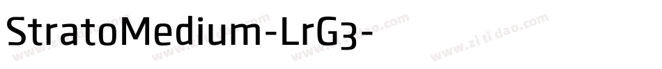 StratoMedium-LrG3字体转换