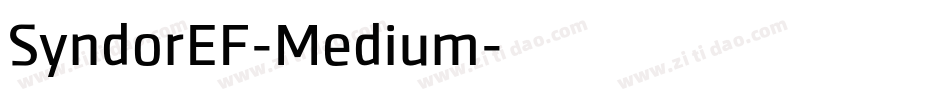 SyndorEF-Medium字体转换 SyndorEF-Medium字体转换