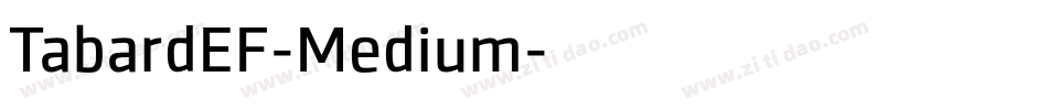 TabardEF-Medium字体转换