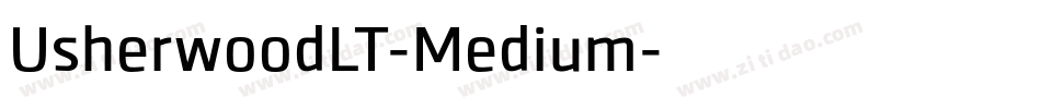 UsherwoodLT-Medium字体转换