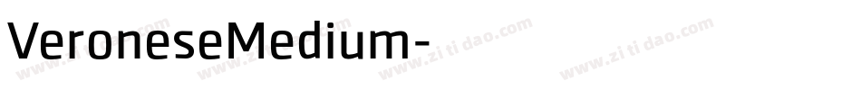 VeroneseMedium字体转换
