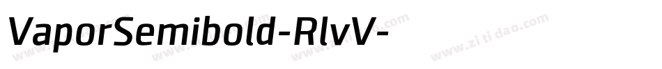 VaporSemibold-RlvV字体转换