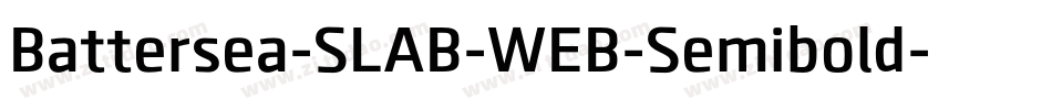 Battersea-SLAB-WEB-Semibold字体转换