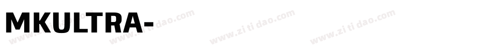 MKULTRA字体转换