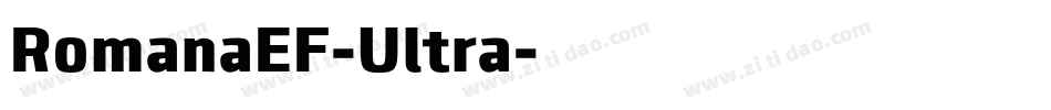 RomanaEF-Ultra字体转换