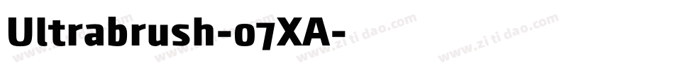 Ultrabrush-o7XA字体转换