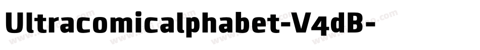 Ultracomicalphabet-V4dB字体转换