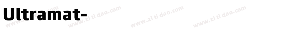 Ultramat字体转换