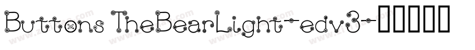 ButtonsTheBearLight-edv3字体转换