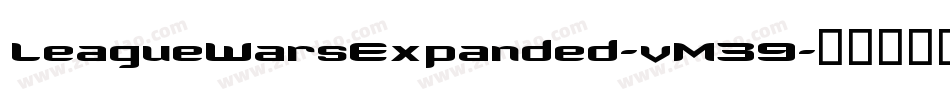 LeagueWarsExpanded-vM39字体转换