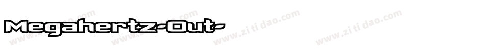 Megahertz-Out字体转换