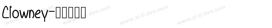 Clowney字体转换