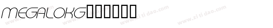 MEGALOKG字体转换