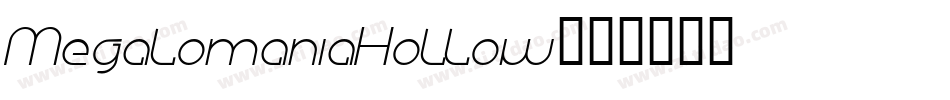 MegalomaniaHollow字体转换