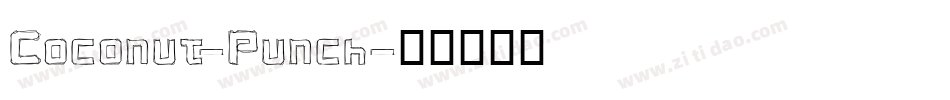Coconut-Punch字体转换