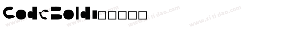 CodeBold字体转换