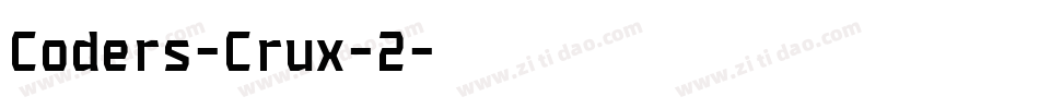 Coders-Crux-2字体转换