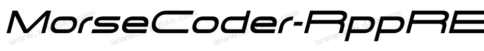 MorseCoder-RppRE字体转换