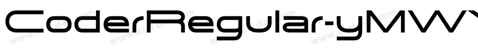 CoderRegular-yMWY字体转换