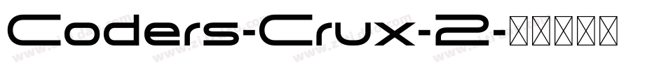 Coders-Crux-2字体转换