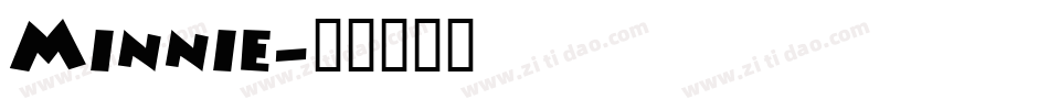 Minnie字体转换