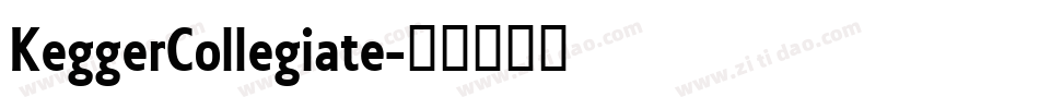 KeggerCollegiate字体转换