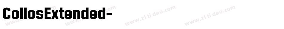 CollosExtended字体转换