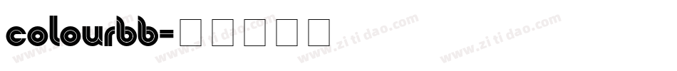 colourbb字体转换