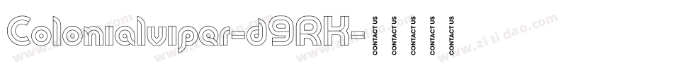 Colonialviper-d9RK字体转换