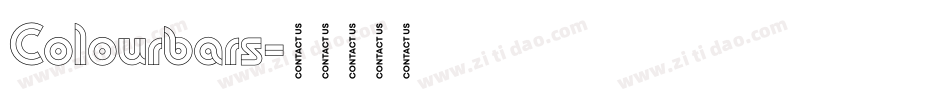 Colourbars字体转换