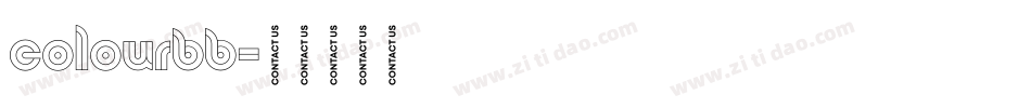 colourbb字体转换
