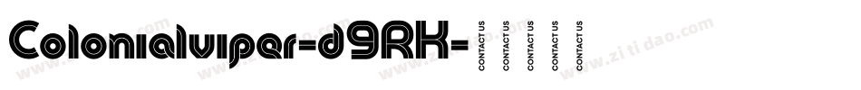 Colonialviper-d9RK字体转换