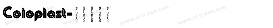 Coloplast字体转换