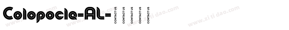 Colopocle-AL字体转换