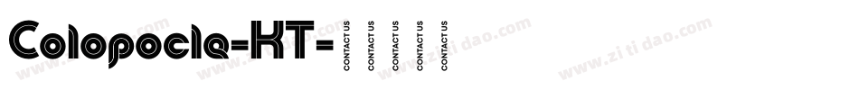 Colopocle-KT字体转换