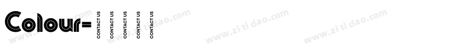 Colour字体转换